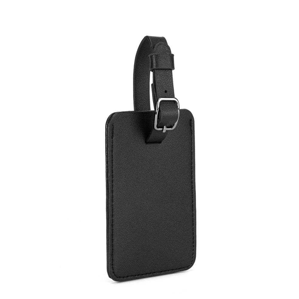Pu Leather Hiding Luggage Tag Concealed Travel Id Holder - Delite Promotional Products