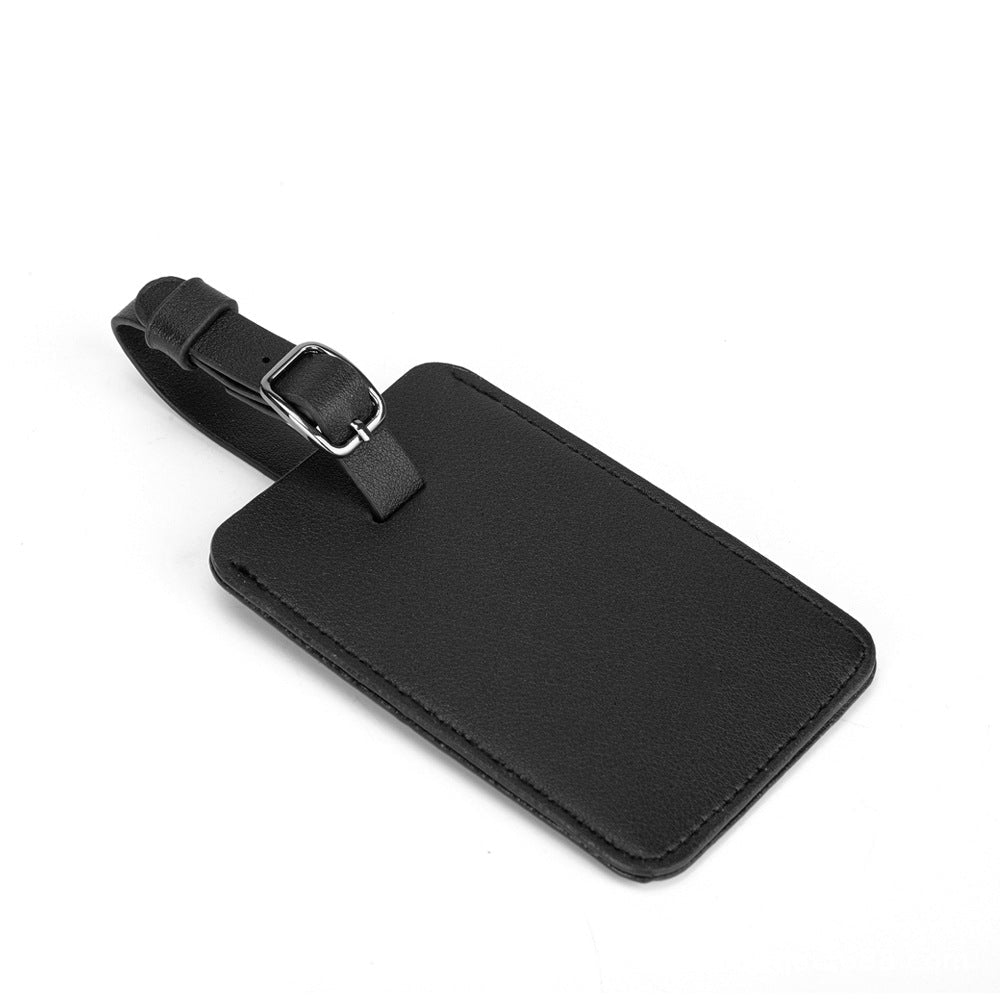 Pu Leather Hiding Luggage Tag Concealed Travel Id Holder - Delite Promotional Products
