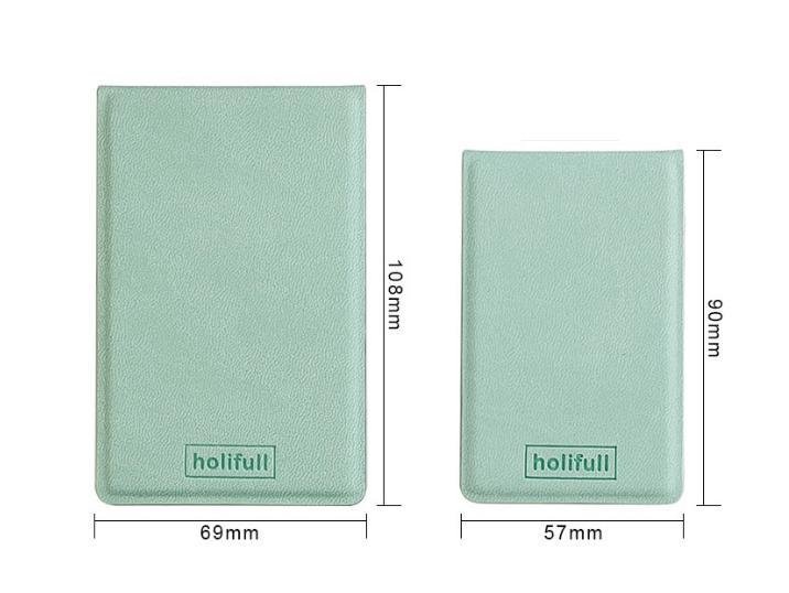 Pu Leather Like Mini Pocket Mirror - Delite Promotional Products