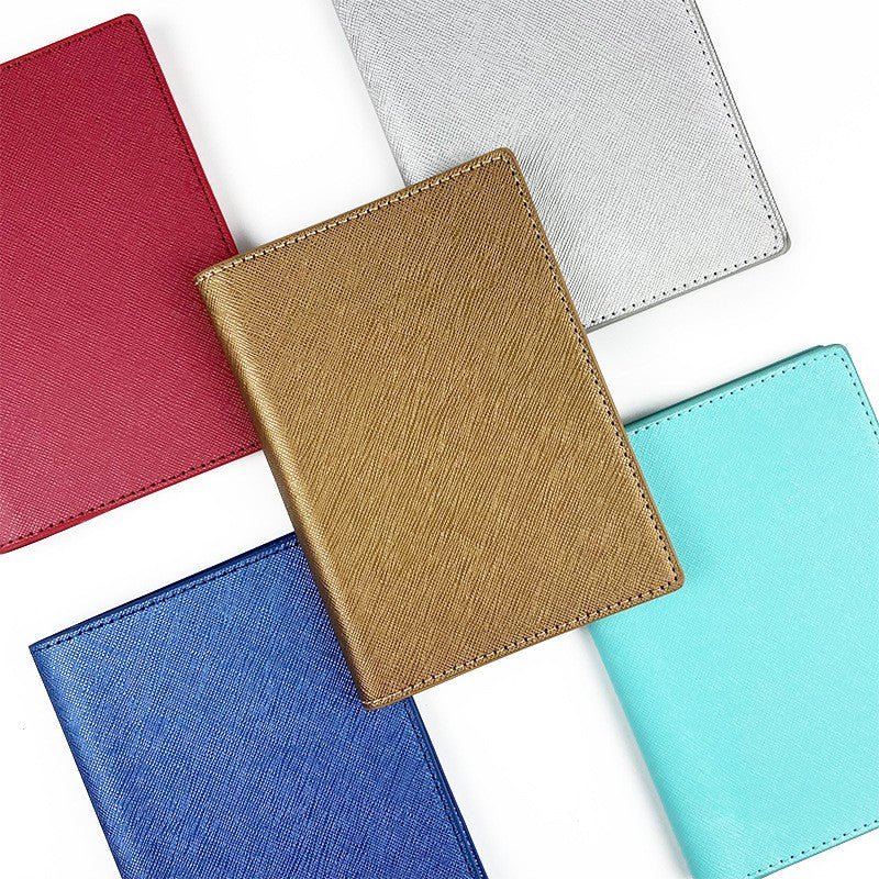 Pu Leather Multi Clip Pen Holder For Passport Case - Delite Promotional Products