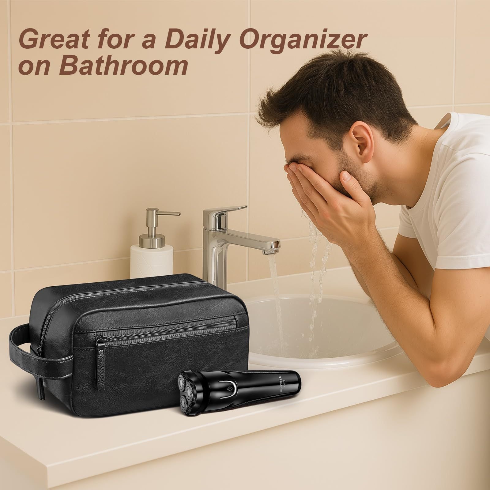 Pu Leather Travel Toiletry Bag - Delite Promotional Products