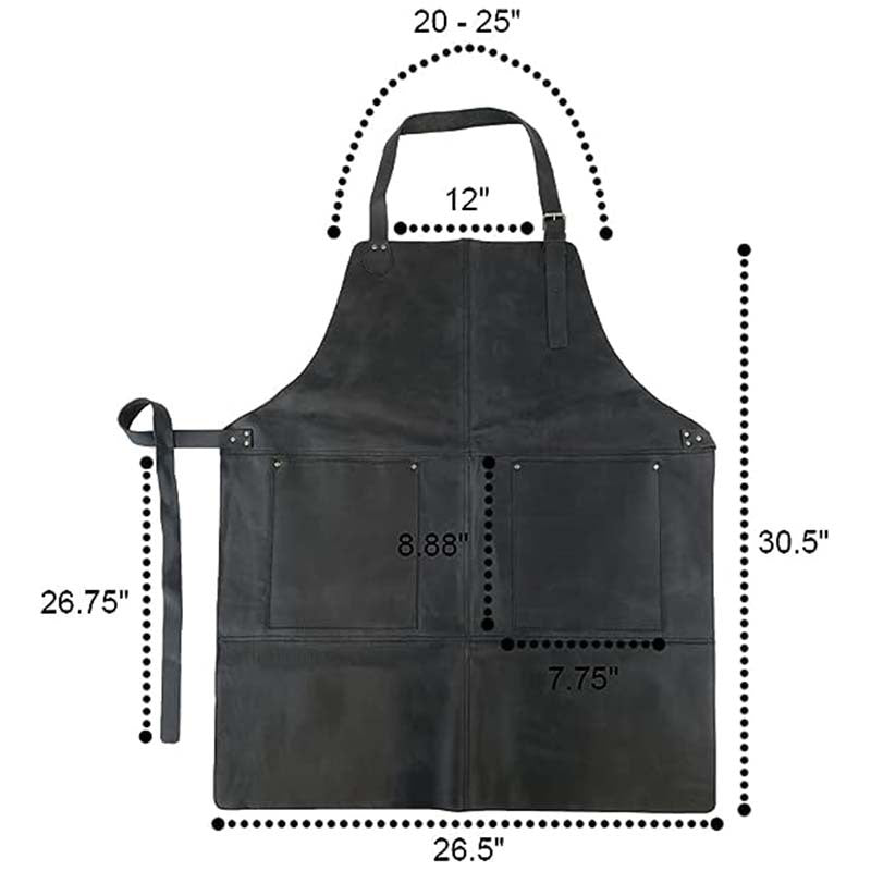 Pu Leather Waterproof Apron - Delite Promotional Products