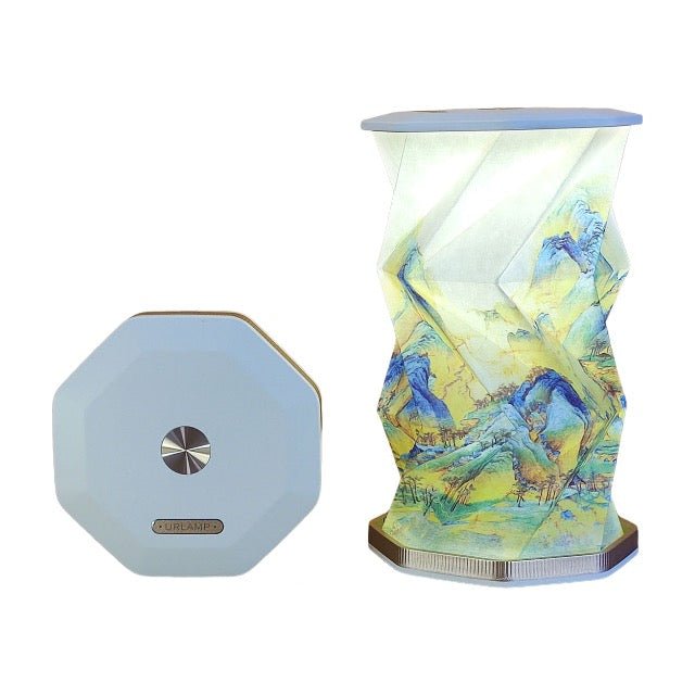 Rechargeable Portable Foldable Paper Lamp With Battery - Delite Promotional Products