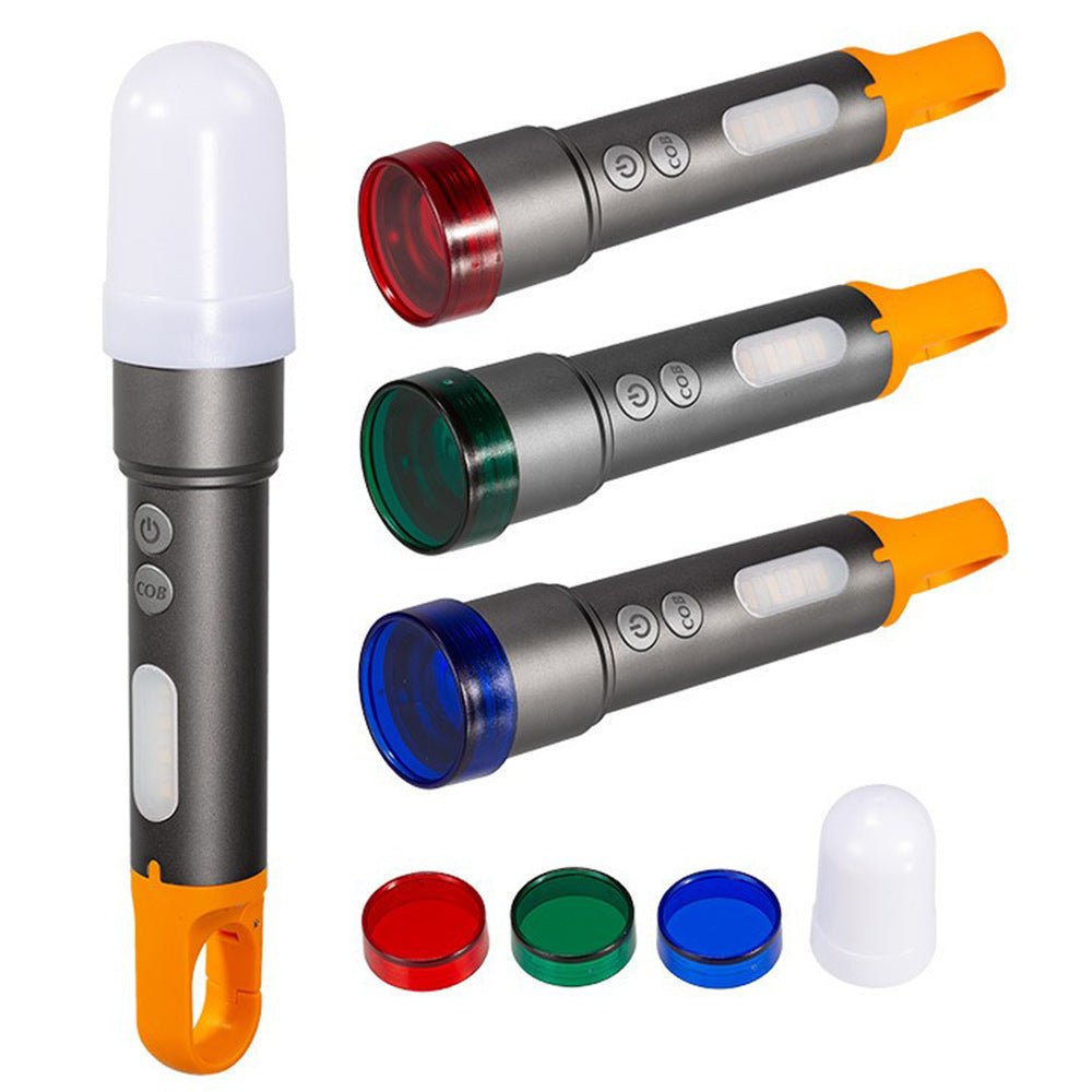 Rechargeable Zoom Led Flashlight With Hook - Delite Promotional Products