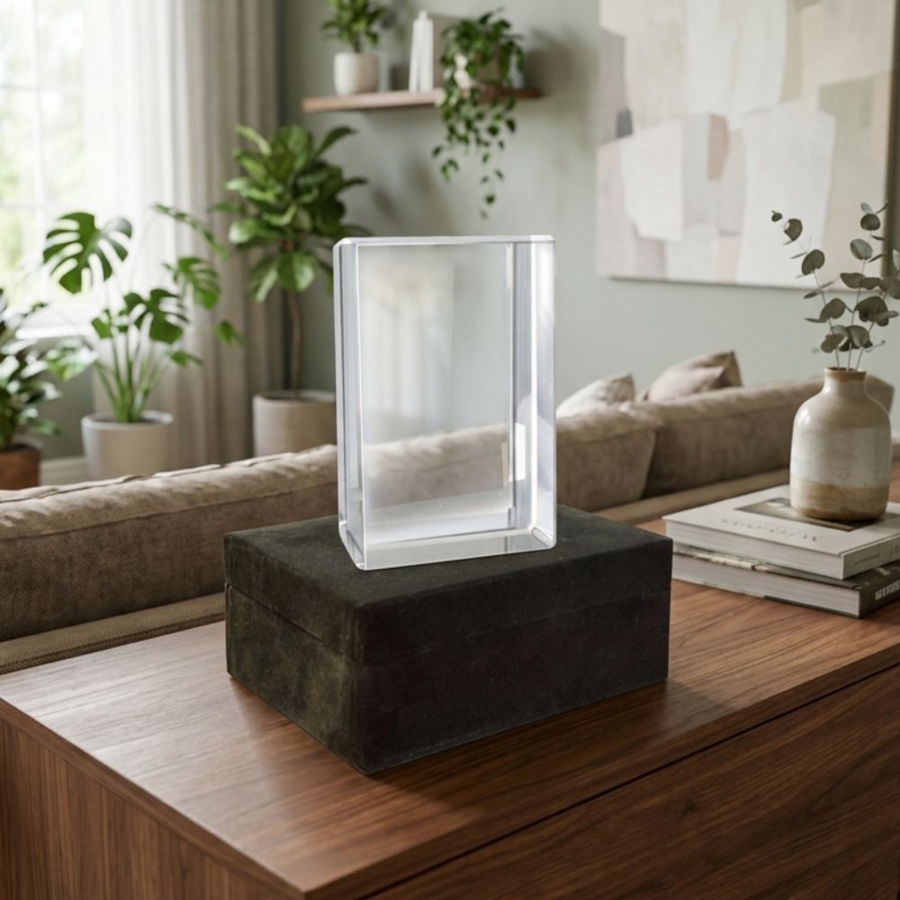 Rectangular Crystal Xlarge 120 X 80 X 60mm - Delite Promotional Products