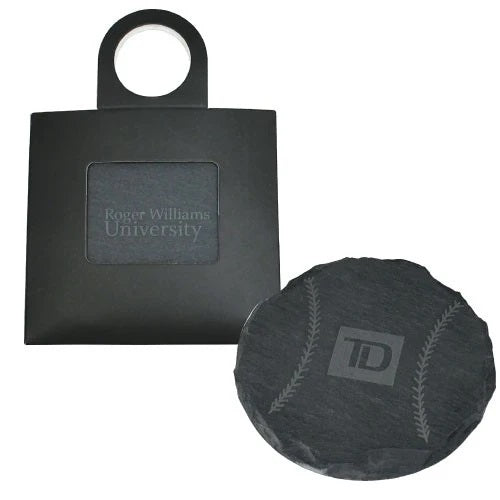 Round Slate Coaster (single Pack) - Delite Promotional Products