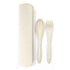 School - friendly Wheat Straw Utensil Set - Delite Promotional Products