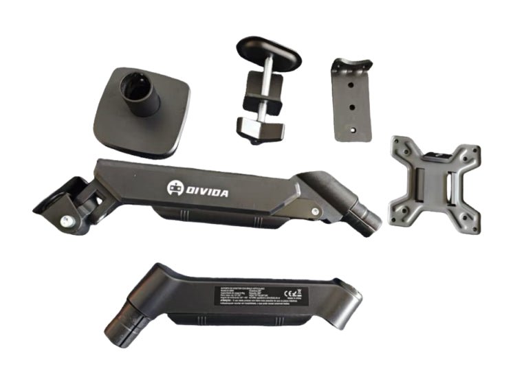 Screens Adjustable Stand For Desk With C - clamp & Grommet Base - By Boat - Delite Promotional Products