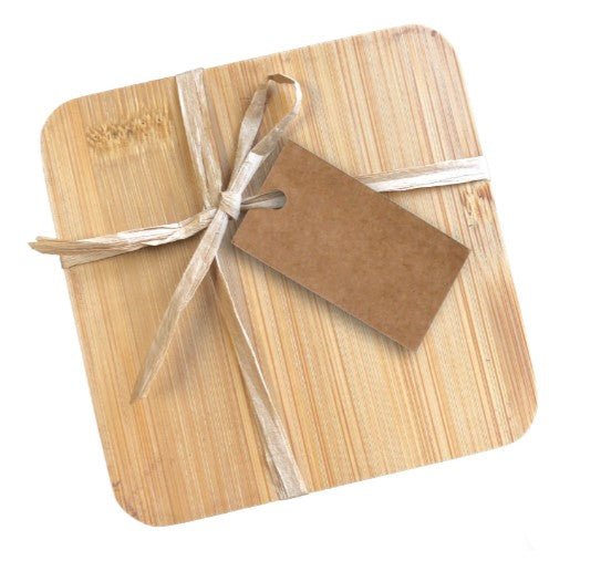 Set Of 4 Bamboo Coasters - Delite Promotional Products