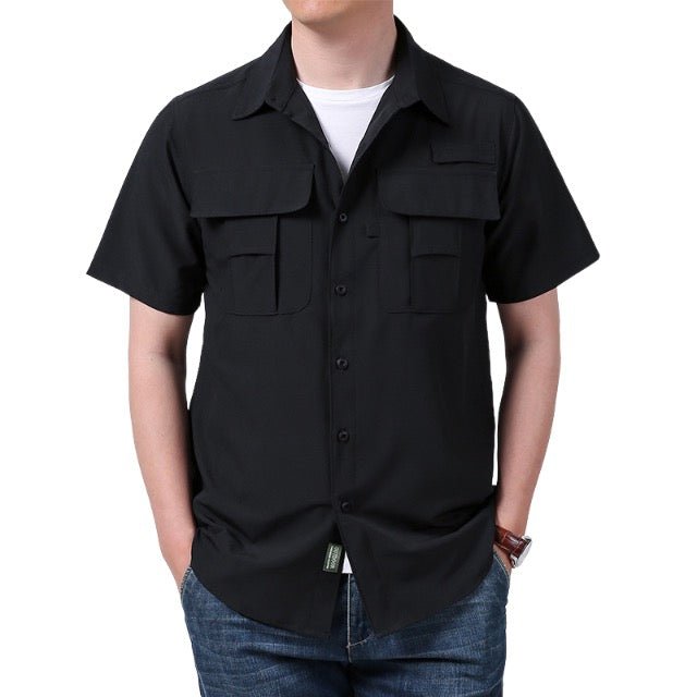 Short Sleeve Quick Dry Fishing Shirt Outdoor Working Uniform - Delite Promotional Products