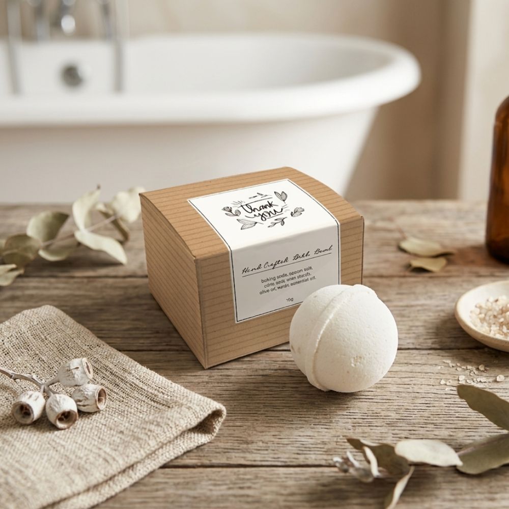 Single Bath Bomb In Gift Box - Delite Promotional Products