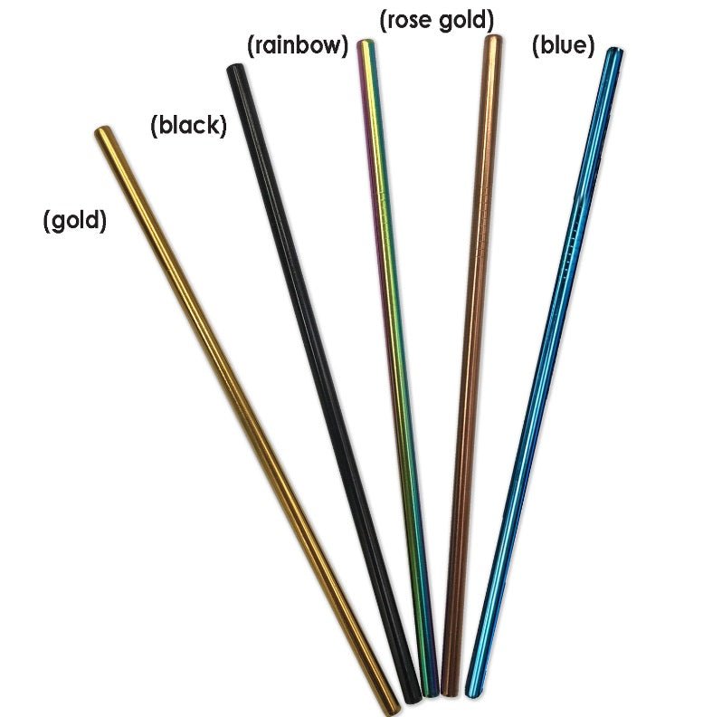 Single Coloured Straw And Brush Set - Delite Promotional Products