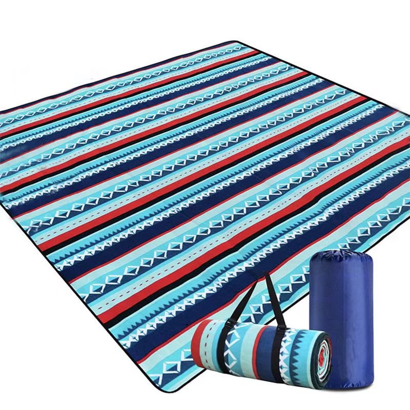 Single - sided Fleece Outdoor Picnic Mat With Storage Bag - Delite Promotional Products