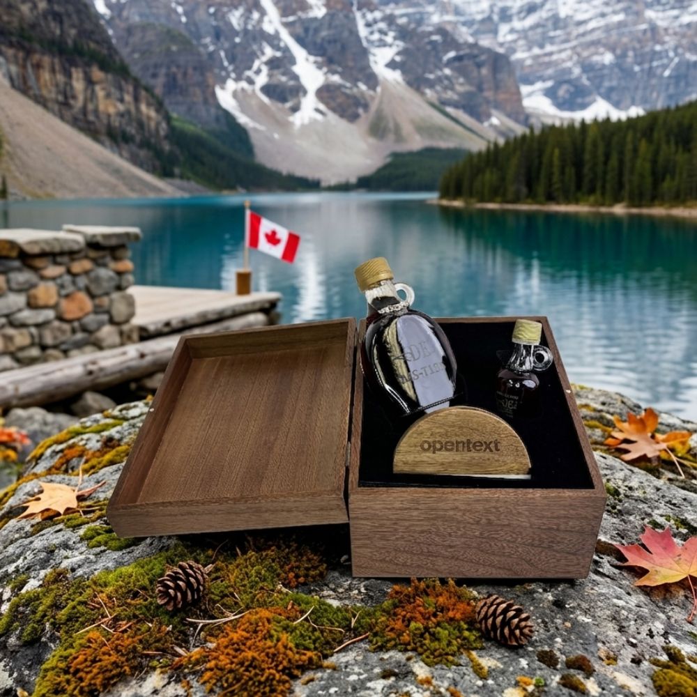 Slate - marked Maple Gift Set - Delite Promotional Products