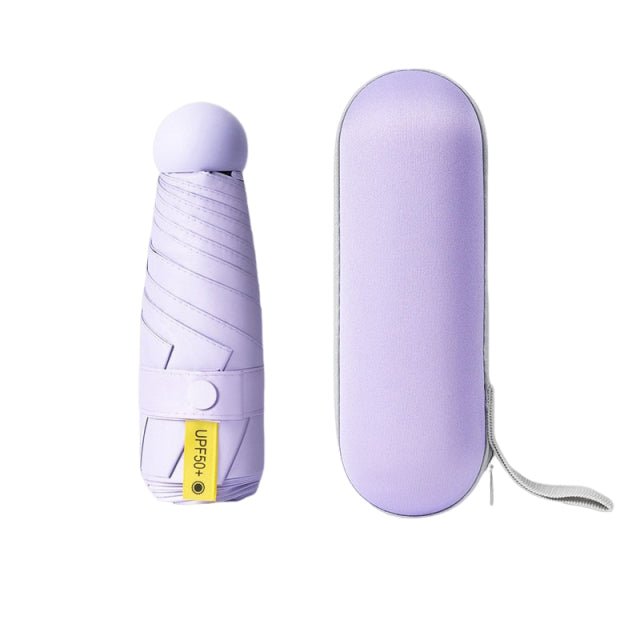 Small Uv Protection Travel Umbrella Compact For Rain And Sun - Delite Promotional Products