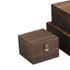Square Shape Natural Wood Case With Lock - Delite Promotional Products