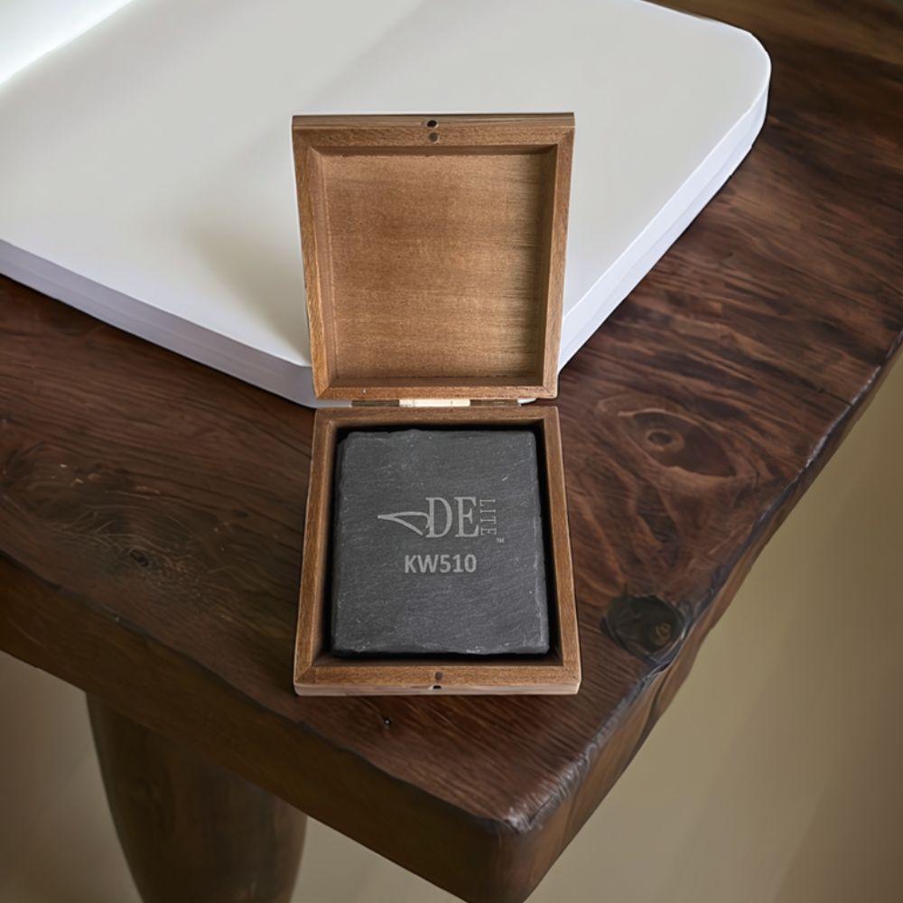 Square Slate Coaster Gift Box - Delite Promotional Products