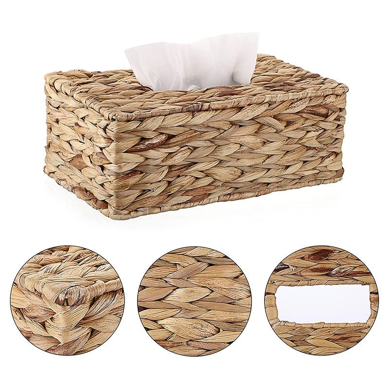 Square Woven Tissue Box Storage Box - By Boat - Delite Promotional Products
