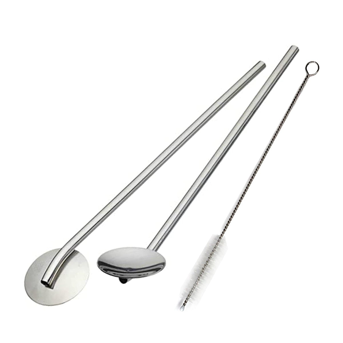 Stainless Steel Cocktail Spoon Straw Set - Delite Promotional Products