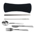 Stainless Steel Cutlery And Straw Set - Delite Promotional Products