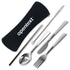 Stainless Steel Cutlery And Straw Set - Delite Promotional Products