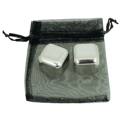 Stainless Steel Ice Cubes (set Of 2) - Delite Promotional Products