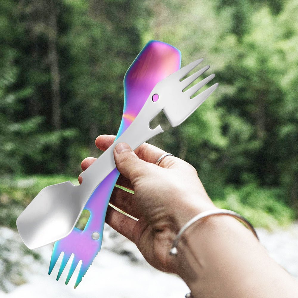 Stainless Steel Multifunctional Outdoor Spork - Delite Promotional Products