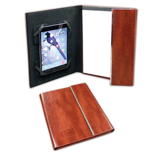 Tab - folio Leather - like Notebook - Delite Promotional Products