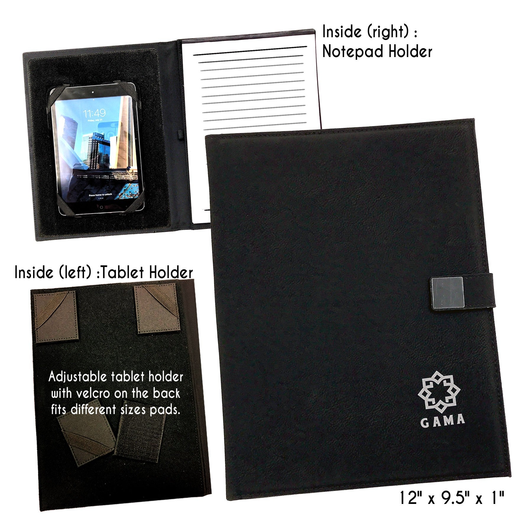 The Negotiator Portfolio With Tablet Holder - Delite Promotional Products