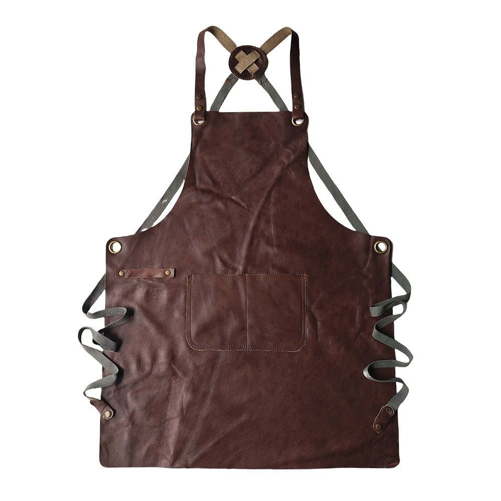 True Leather Apron With Large Print Area - Delite Promotional Products