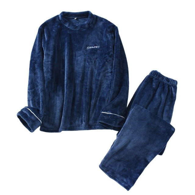 Unisex Fleece O Neck Pajama Top Pants Set - Delite Promotional Products