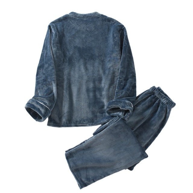 Unisex Fleece O Neck Pajama Top Pants Set - Delite Promotional Products