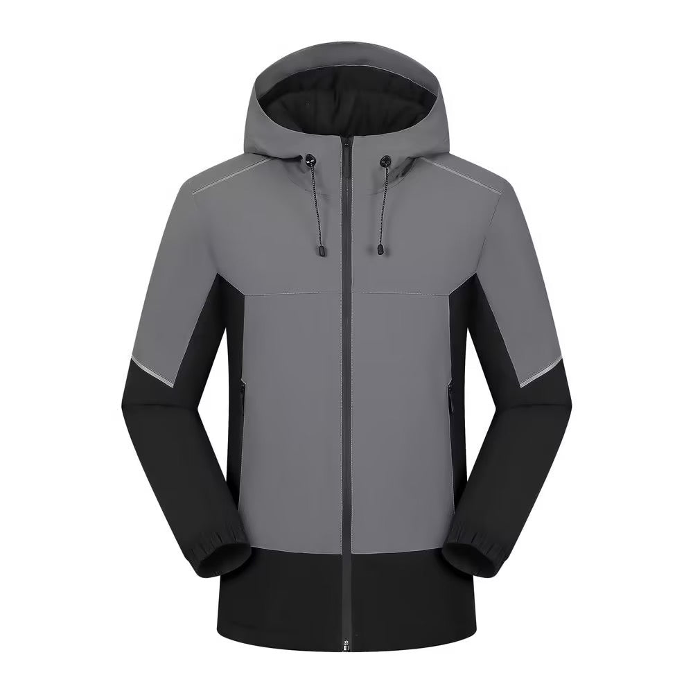 Water Proof Rain Shell Jacket With Reflective Strips For Night Visibility - Delite Promotional Products