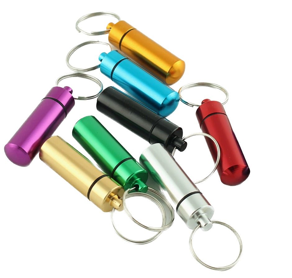 Waterproof Aluminum Pill Holders Storage Drug Container - Delite Promotional Products