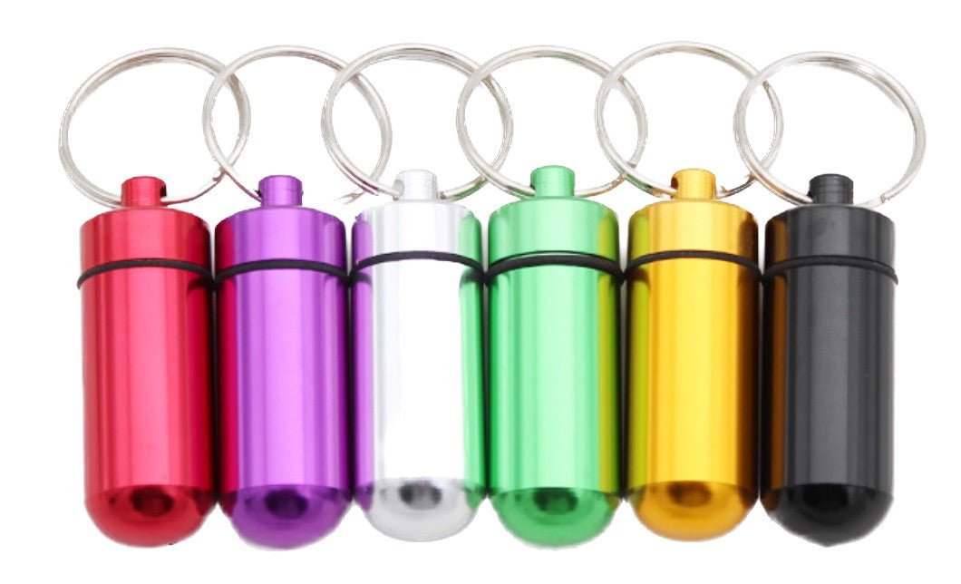 Waterproof Aluminum Pill Holders Storage Drug Container - Delite Promotional Products