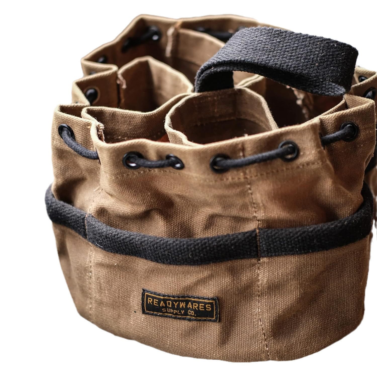 Waxed Canvas Compact Tool Organizer Bag - Delite Promotional Products