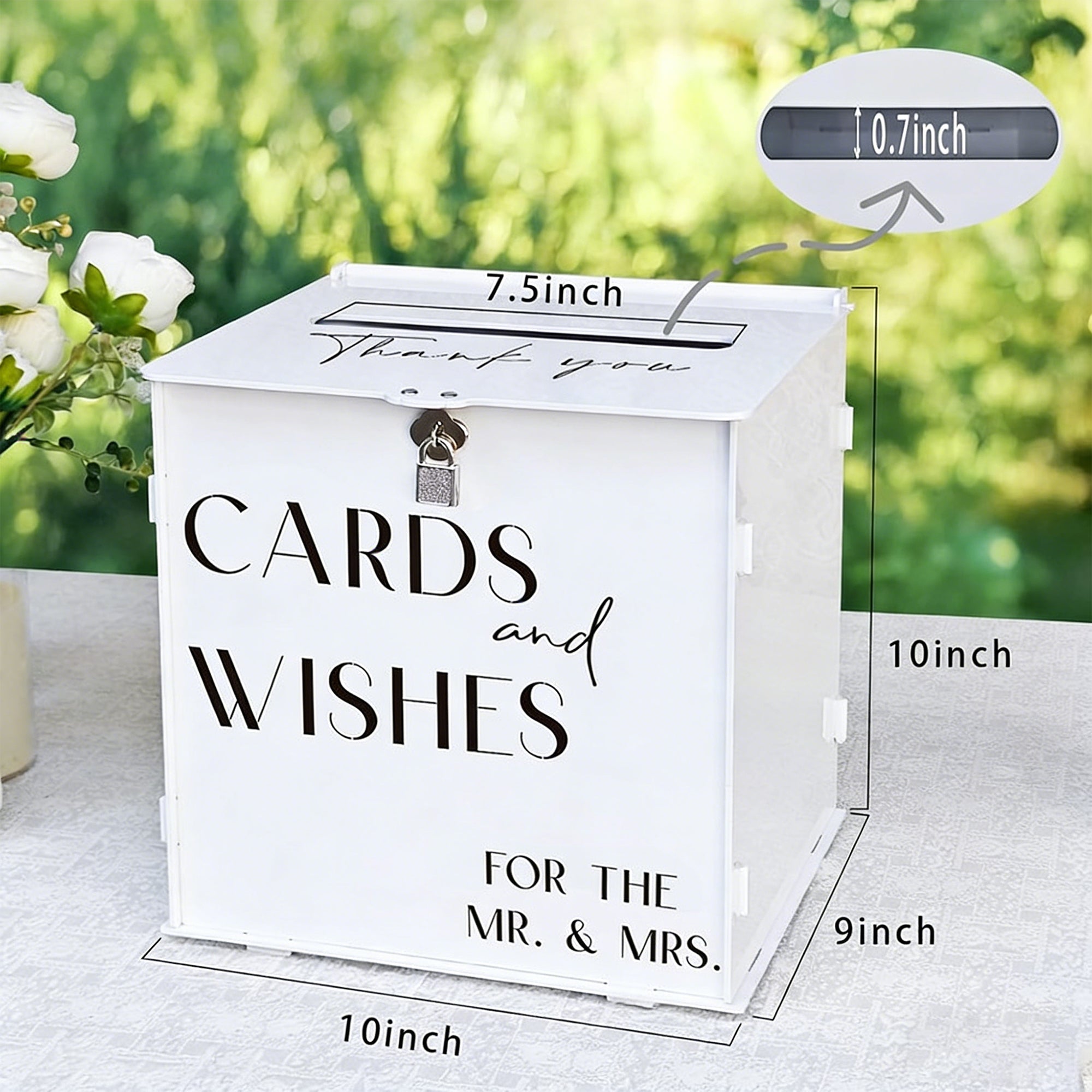 Wedding Card Box With Lock - By Boat - Delite Promotional Products