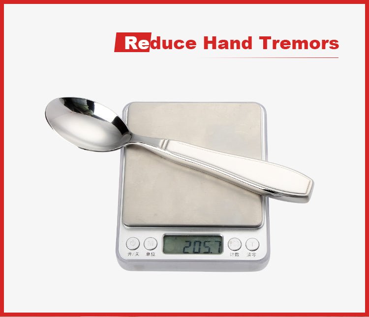 Weighted Utensils For Tremors And Parkinsons, Heavy Weight Stainless Steel Silverware Set - Delite Promotional Products