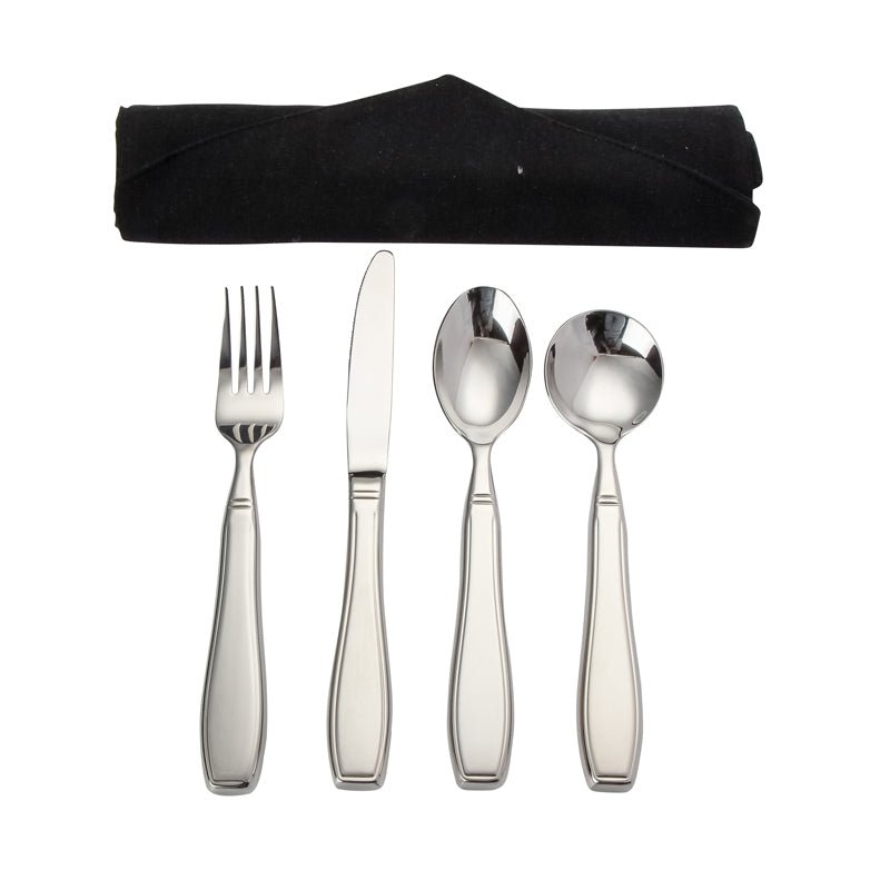 Weighted Utensils For Tremors And Parkinsons, Heavy Weight Stainless Steel Silverware Set - Delite Promotional Products