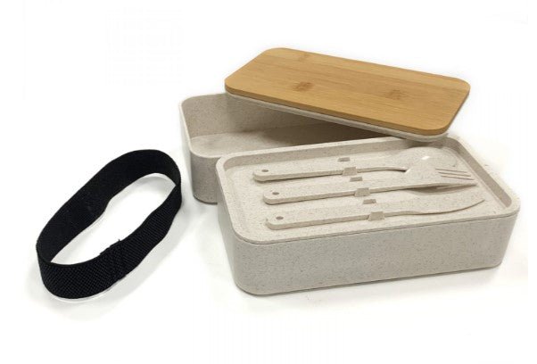 Wheat Stackable Lunch Set - Delite Promotional Products