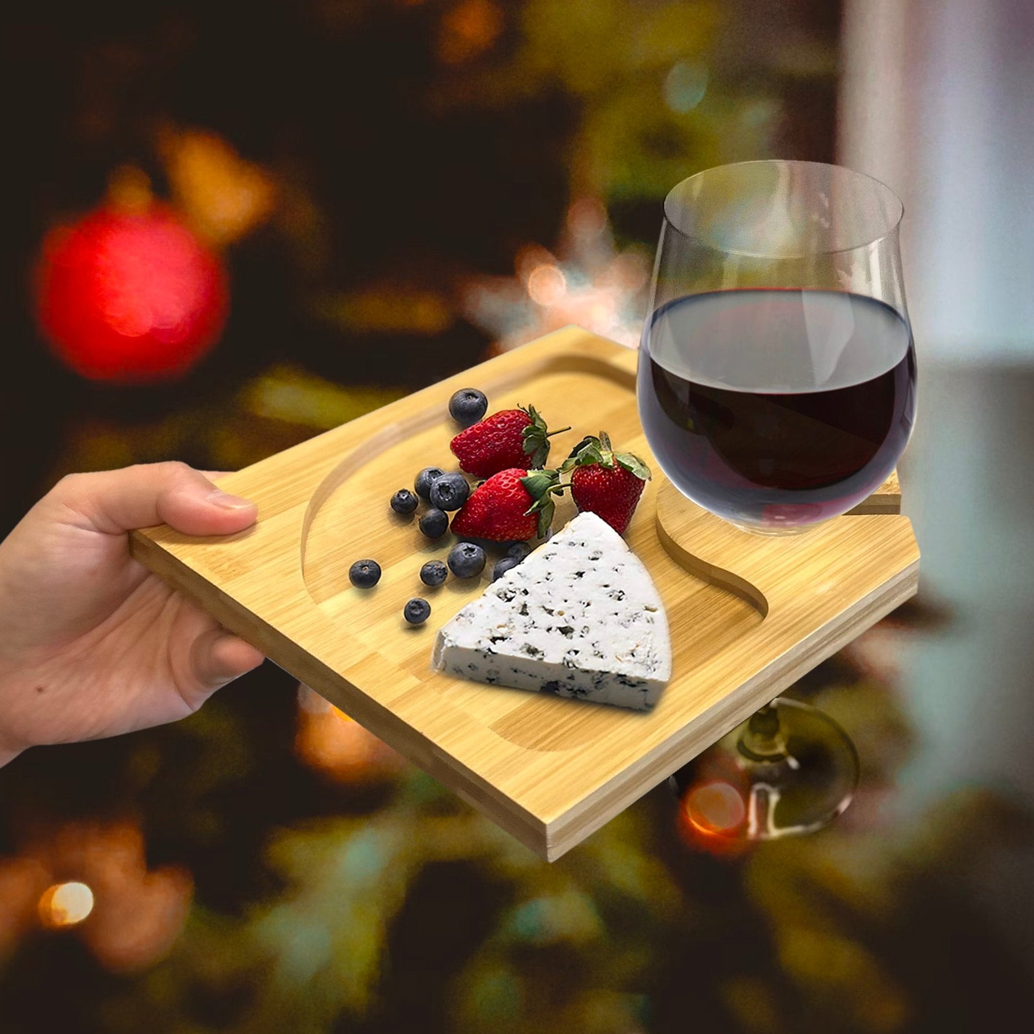 Wine And Appetizer Tray - Delite Promotional Products