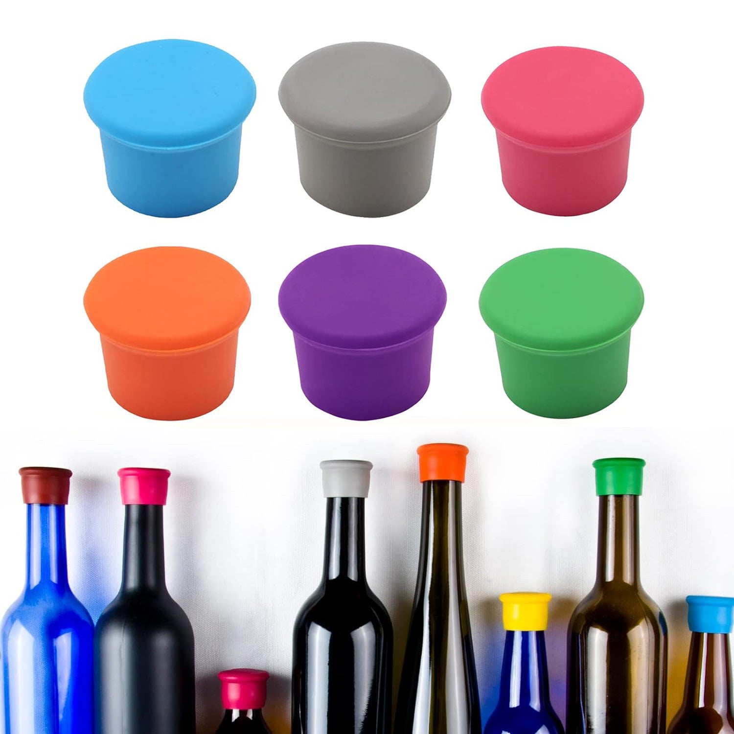 Wine Bottle Silicone Cap - Delite Promotional Products