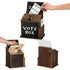 Wood Ballot Box With Slot And Lock - By Boat - Delite Promotional Products