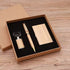Wood Keychain Pen Name Card Holder 3pcs Kit With Box - Delite Promotional Products