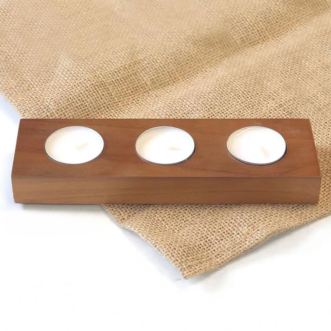 Wood Tealight Holder - Delite Promotional Products