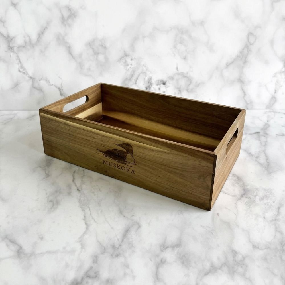 Wooden Crate 16 X 9 X 4.5 Inch - Delite Promotional Products