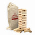 Wooden Tower Stacking Game Kit Cotton Pouch Portable Travel Party Tabletop Game - Delite Promotional Products