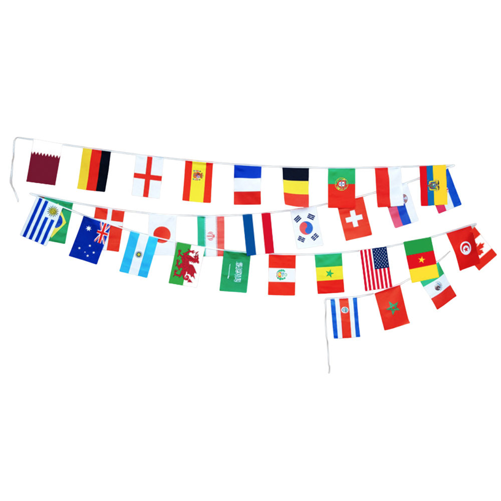 Global Flags Pennant Bunting