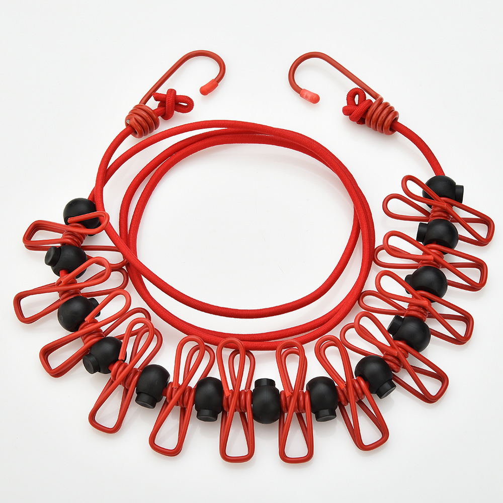 Línea de ropa 12pcs clips en bolsa de terciopelo