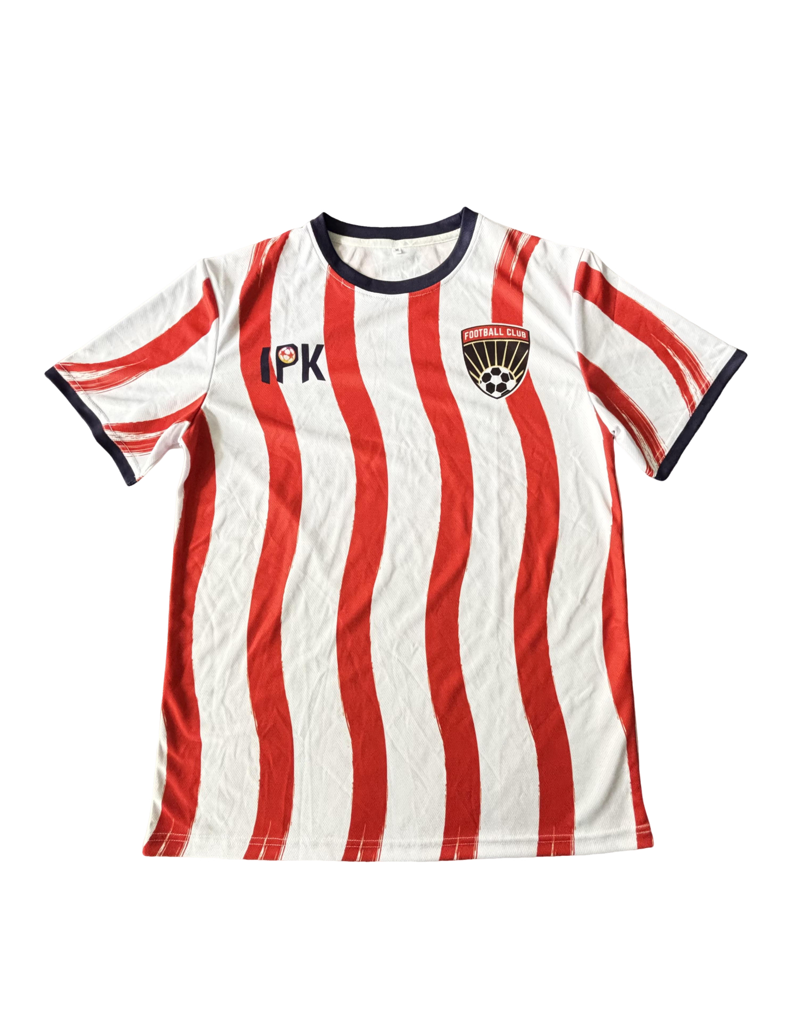 Maillot de football maille matériau pleine taille imprimé seulement